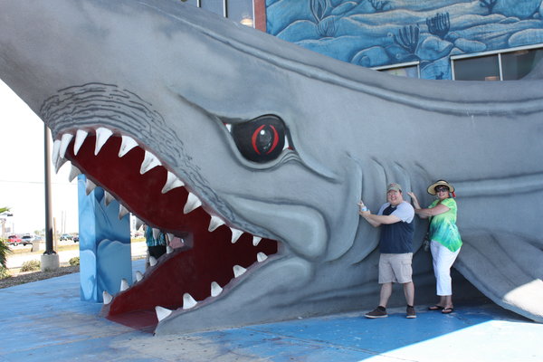 Colby and Sue at the Shark