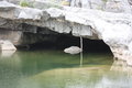 Water Cave On River