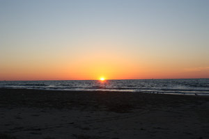 Sunrise in Surfside Beach, Texas