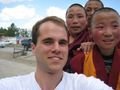 Buddhist monks in training