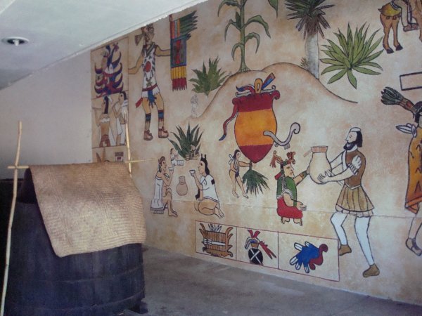 Mural in Maceration Chamber