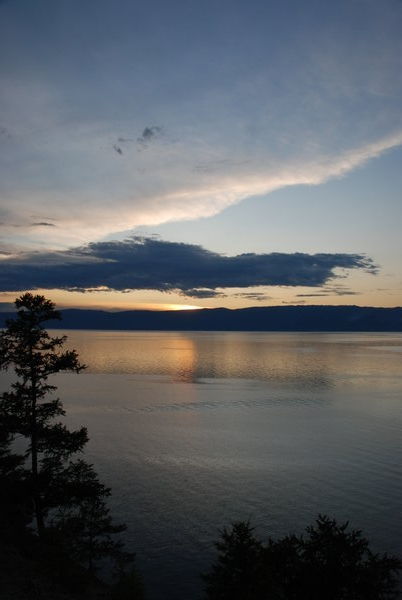 Lake Baikal at sunset