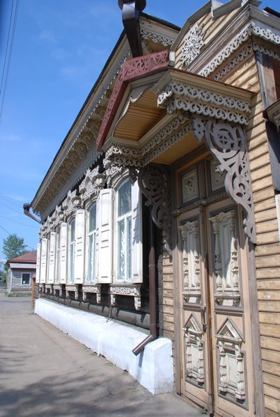 Old Russian Style House