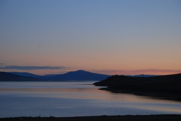 Sunset at the White Lake