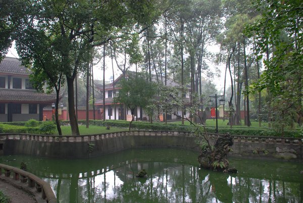 Garden Inside Wenshu Temple