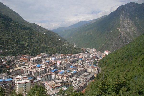 Kangding From Above