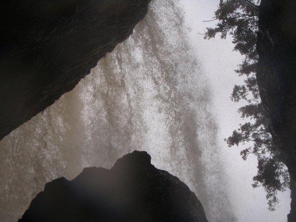 Underneath Elephant Waterfall