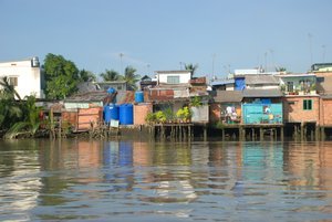 Village on the Mekong