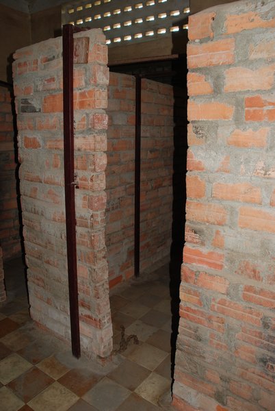 Brick Cell with Shackles Still on the Floor