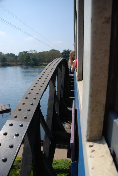 Crossing the Bridge Over the River Kwai