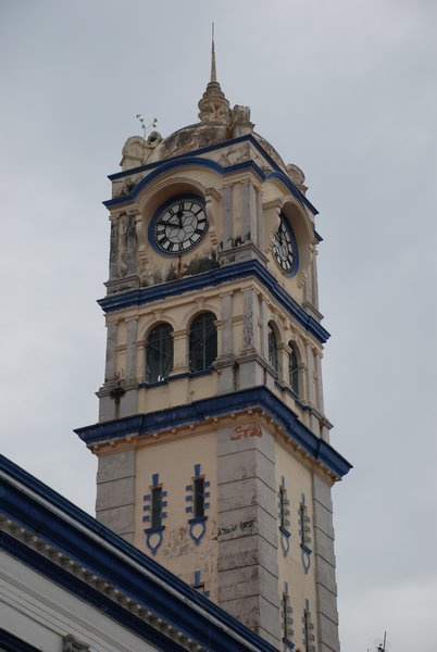 The Tilting Clock Tower, the Tilt Was Caused by a Bomb in WWII