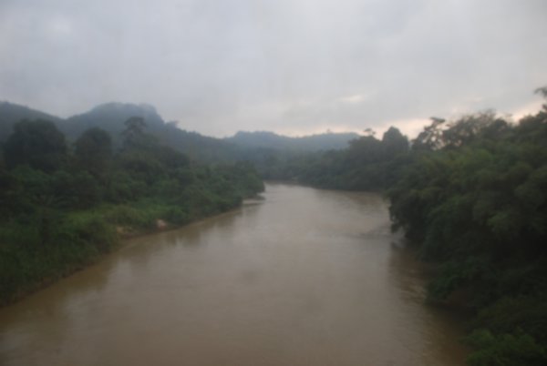A River Cutting Through the Jungle