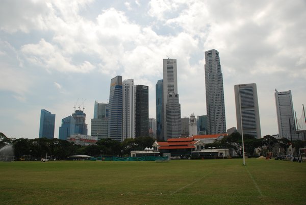 Singapore Cricket Club and Financial District