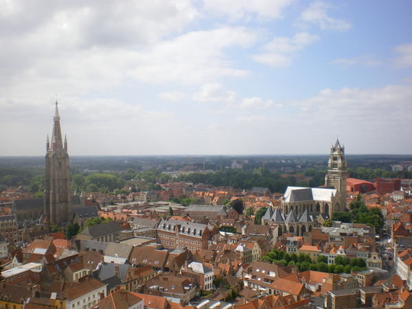 View from the top of the Belfry