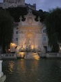 Fountain at night in Salzburg