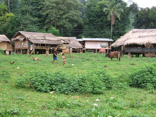 Village near Tad Lo