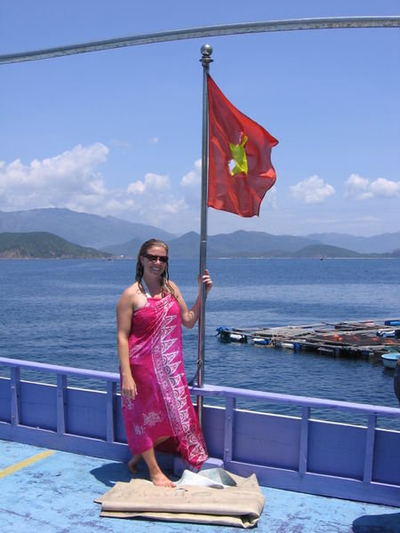 Oh Vietnam :) - flags are everywhere