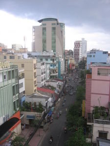 Streets of HCMC from above
