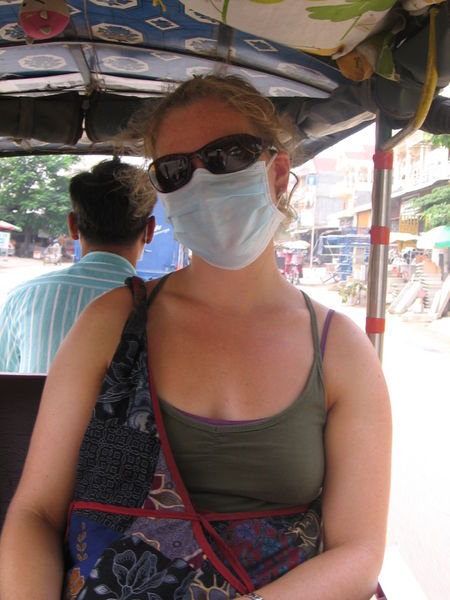 Surgical mask dust protection!