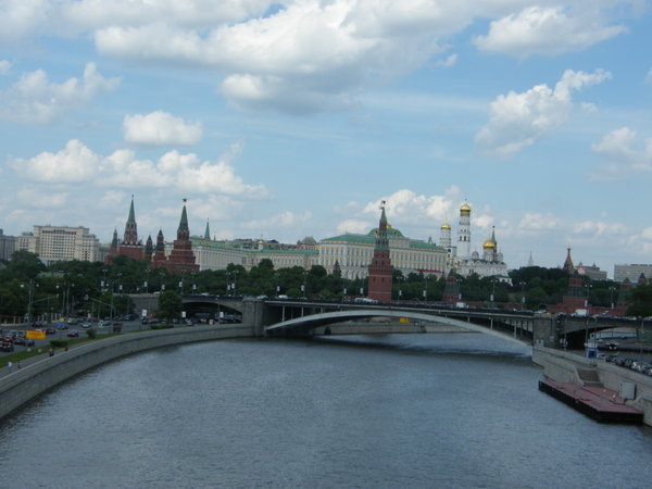 View towards the Kremlin