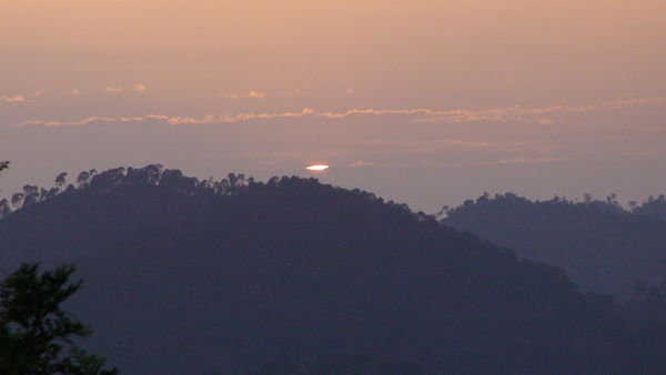 Sunset at Dharamsala.