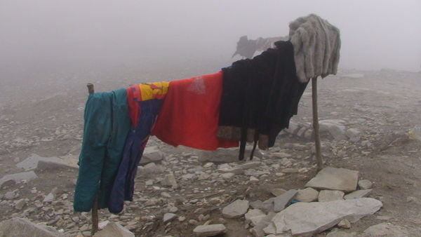 A typical Ladakh washing-line!