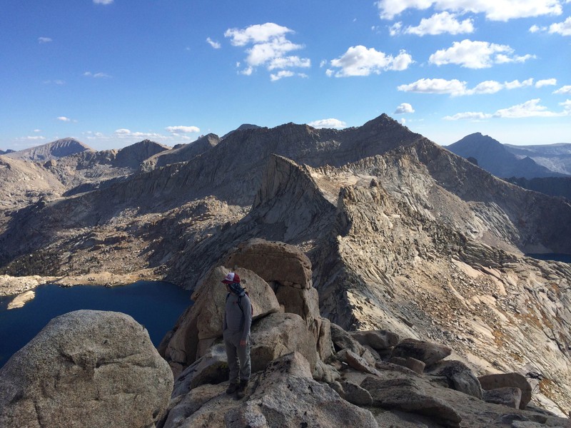 View from the approach to Sawtooth Peak