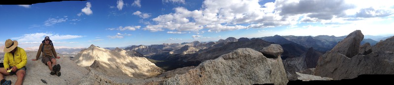 Panorama from Sawtooth Peak