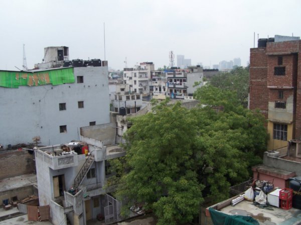 View from our hotel in Delhi