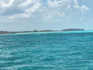 View from Boat - Island in the distance