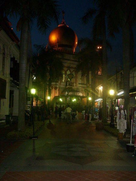 mosque at the end of our street in little india