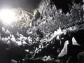 Frozen lava cave