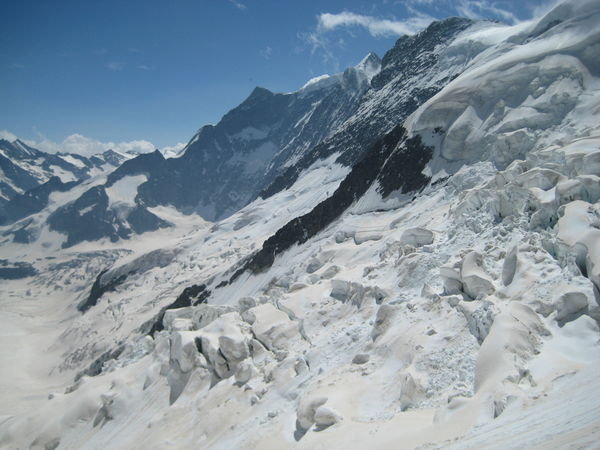 Glaciers near Jungfrau