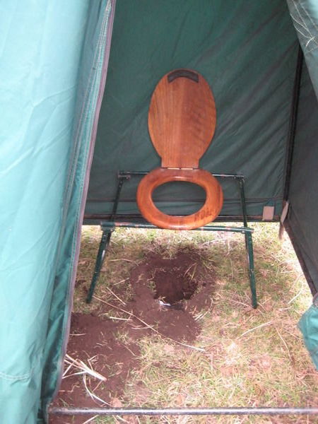Our Private 4 star Pit Toilet