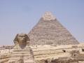 The Sphinx on the Giza Plateau