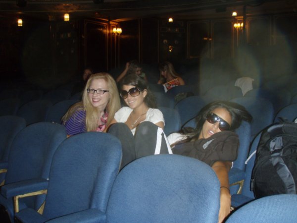 Allsion, Lindsay, and Lizzie in theatre