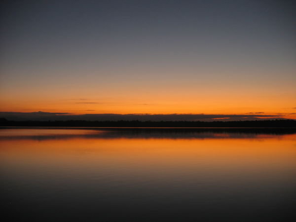 Sunset, Laguna Lachua