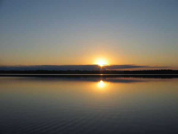 Sunset, Laguna Lachua