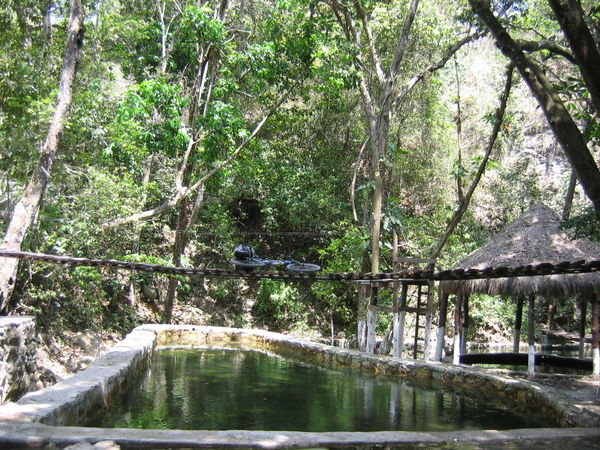 Hot springs near Gracias Lempira