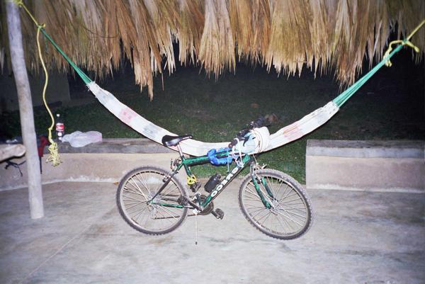 Bike, snorkel & hammock
