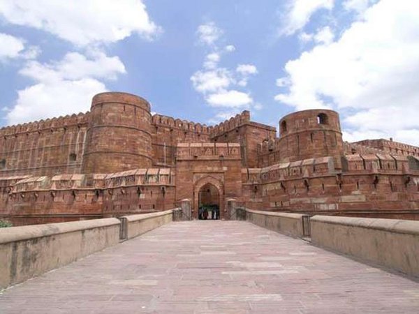 L'entree du Fort d'Agra
