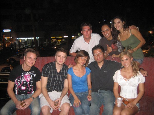 The crew at Club Ibiza