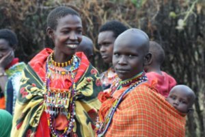 Masai Women and Baby, Loita Hills