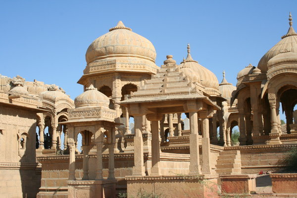 Gravplass utenfor Jaisalmer