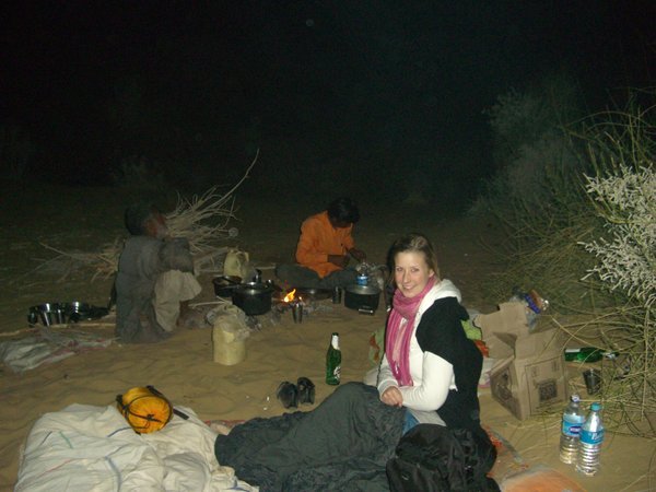 Making dinner in the Thar Desert