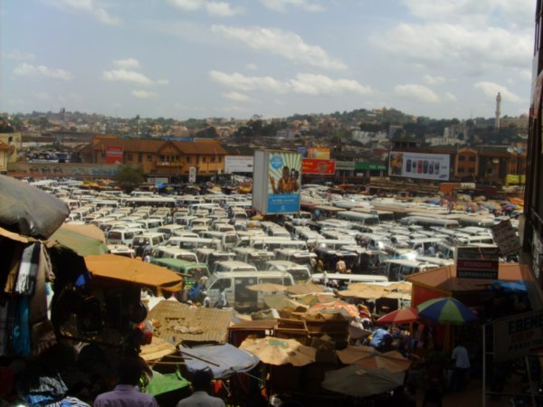 Kampala Car park. 