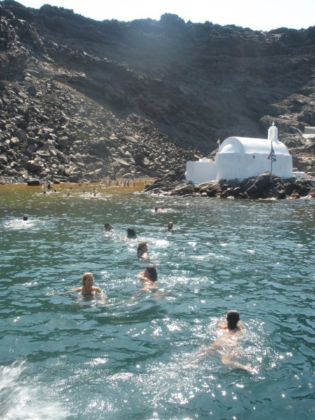 Hot springs - more like luke warm...