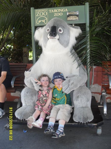 Sean, Catherine and a Koala