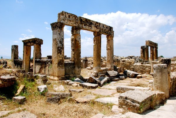 ruins of the necropolis