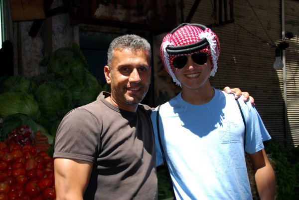 steve and his jordanian  hairdresser